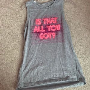 Reebok grey sleeveless top